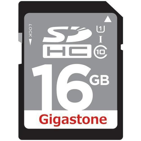 Gigastone Class 10 Uhs-1 Card (sdhc; 16gb) (pack of 1 Ea)