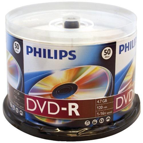 Philips 4.7gb 16x Dvd-rs (50-ct Cake Box Spindle) (pack of 1 Ea)