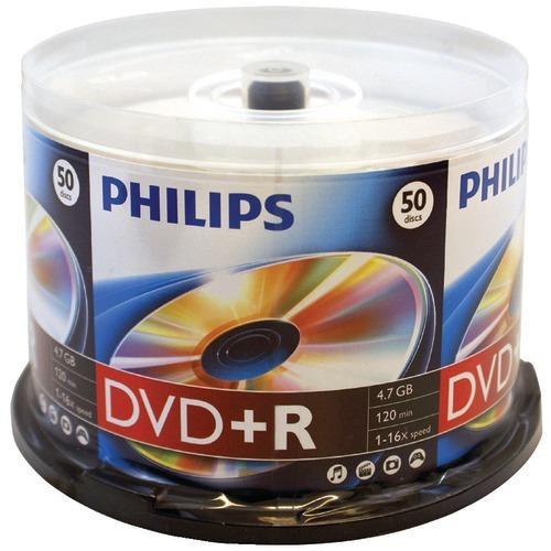 Philips 4.7gb 16x Dvd+rs (50-ct Cake Box Spindle) (pack of 1 Ea)