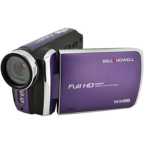 Bell+howell 20.0-megapixel 1080p Dv30hd Fun Flix Slim Camcorder (purple) (pack of 1 Ea)