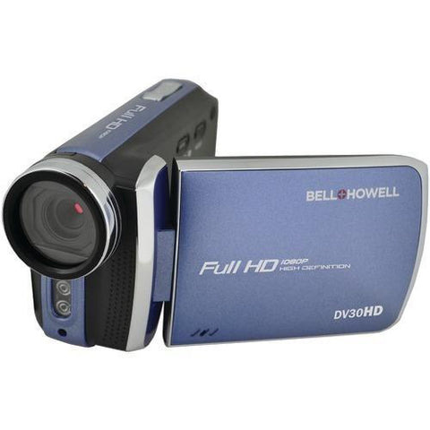 Bell+howell 20.0-megapixel 1080p Dv30hd Fun Flix Slim Camcorder (blue) (pack of 1 Ea)