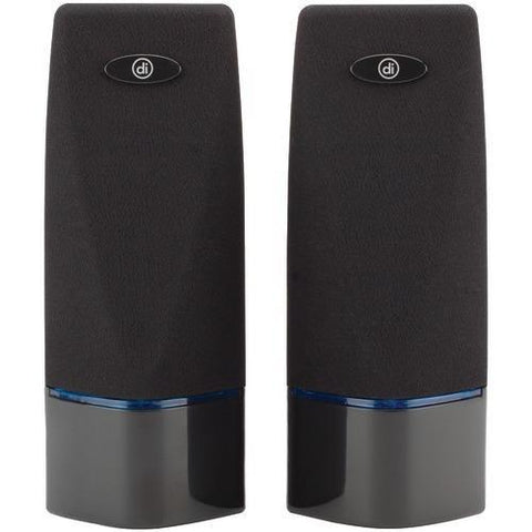 Digital Innovations Acoustix Multimedia 2.0 Speakers (pack of 1 Ea)