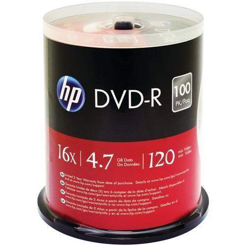 Hp 4.7gb Dvd-rs&#44; 100-ct Spindle (pack of 1 Ea)