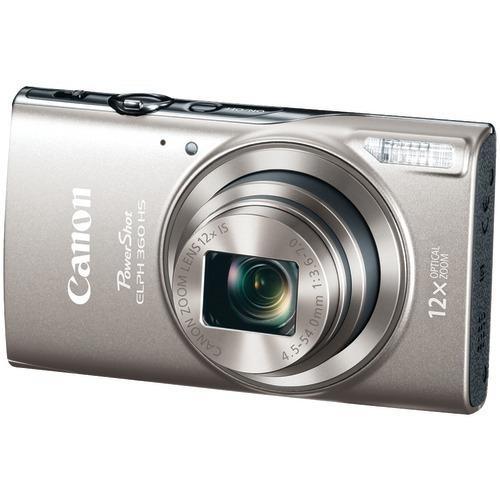 Canon 20.2-megapixel Powershot Elph 360 Hs Digital Camera (silver) (pack of 1 Ea)