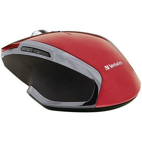 Verbatim Wireless Notebook 6-button Deluxe Blue Led Mouse (red) (pack of 1 Ea)