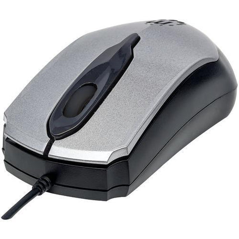 Manhattan Edge Optical Usb Mouse (gray And Black) (pack of 1 Ea)