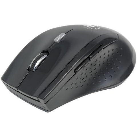 Manhattan Curve Wireless Optical Mouse (black) (pack of 1 Ea)