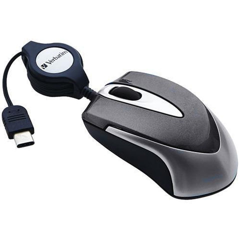 Verbatim Usb-c Mini Optical Travel Mouse (pack of 1 Ea)