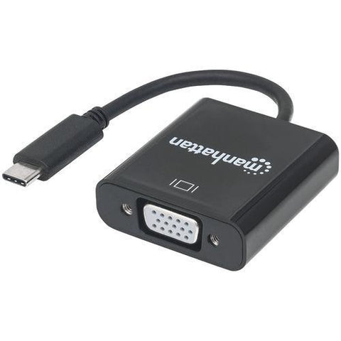 Manhattan Superspeed+ Usb 3.1 To Vga Converter (pack of 1 Ea)