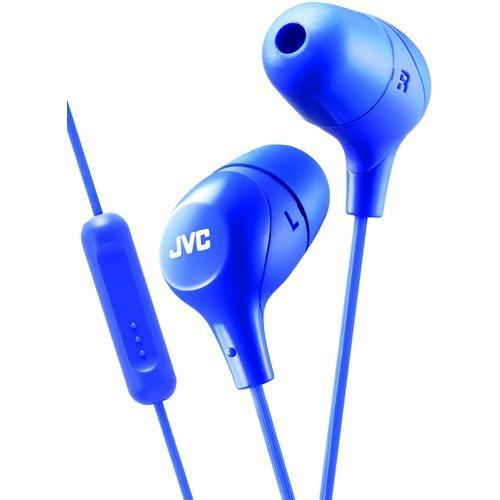 Jvc Marshmallow Inner-ear Headphones With Microphone (blue) (pack of 1 Ea)