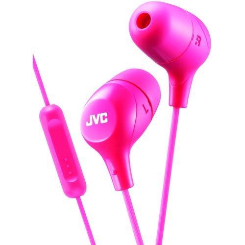 Jvc Marshmallow Inner-ear Headphones With Microphone (pink) (pack of 1 Ea)