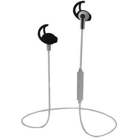 Naxa Performance Bluetooth Wireless Sport Earbuds With Ear Clip (gray) (pack of 1 Ea)