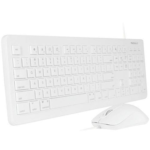 Macally Full-size Usb 2.0 Keyboard &amp;amp; Optical Mouse Combo (pack of 1 Ea)