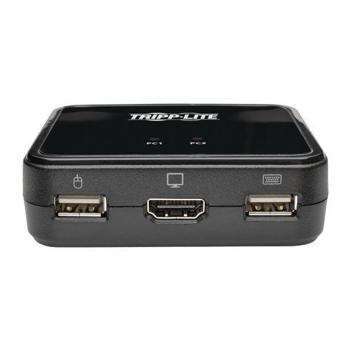 Tripp Lite 2-port Usb And Hd Cable Kvm Switch (pack of 1 Ea)