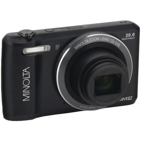 Minolta 20.0-megapixel Hd Wi-fi Digital Camera (black) (pack of 1 Ea)