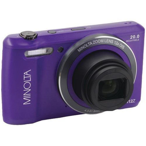 Minolta 20.0-megapixel Hd Wi-fi Digital Camera (purple) (pack of 1 Ea)