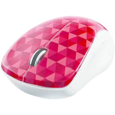 Verbatim Wireless Notebook Multi-trac Blue Led Mouse (diamond Pattern; Red) (pack of 1 Ea)