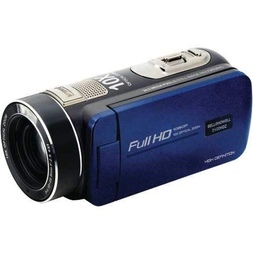 Bell+howell 20.0-megapixel 1080p Ultra-zoom Camcorder (blue) (pack of 1 Ea)