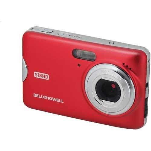 Bell+howell S18hd 18-megapixel Hd Digital Camera (red) (pack of 1 Ea)