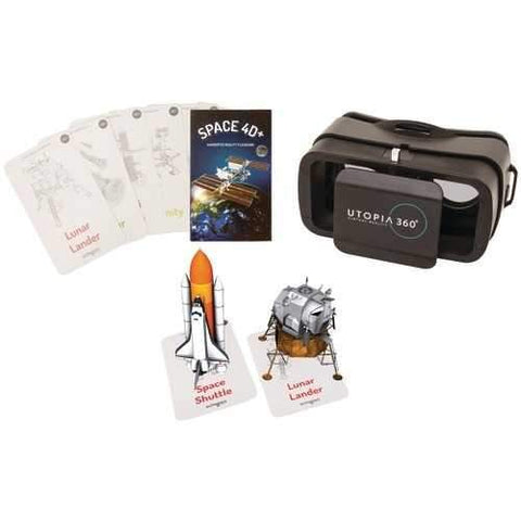 Retrak 4d+ Utopia 360? Vr Headset &amp;amp; Space Exploration Augmented Reality Cards (pack of 1 Ea)