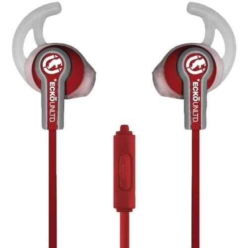 Ecko Unltd. Fuse Sport Earbuds With Microphone (red) (pack of 1 Ea)