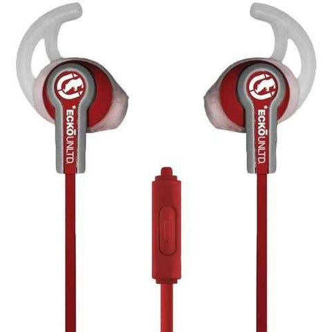 Ecko Unltd. Fuse Sport Earbuds With Microphone (red) (pack of 1 Ea)