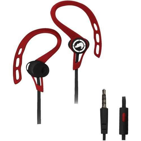 Ecko Unltd. Rush Sport Earbuds With Microphone (red) (pack of 1 Ea)