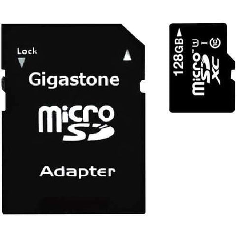 Gigastone Prime Series Microsd Card With Adapter (128gb) (pack of 1 Ea)