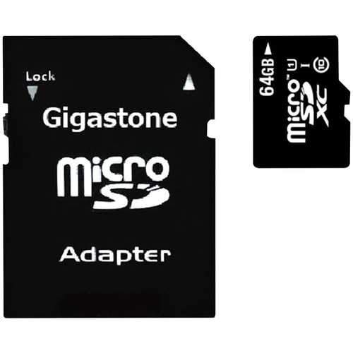 Gigastone Prime Series Microsd Card With Adapter (64gb) (pack of 1 Ea)