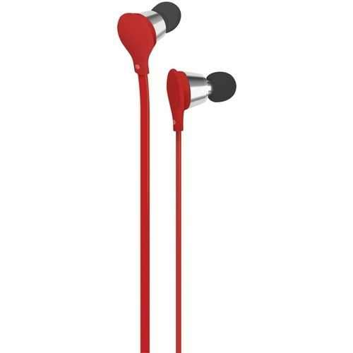 At&amp;amp;t Jive Noise-isolating Earbuds With Microphone (red) (pack of 1 Ea)