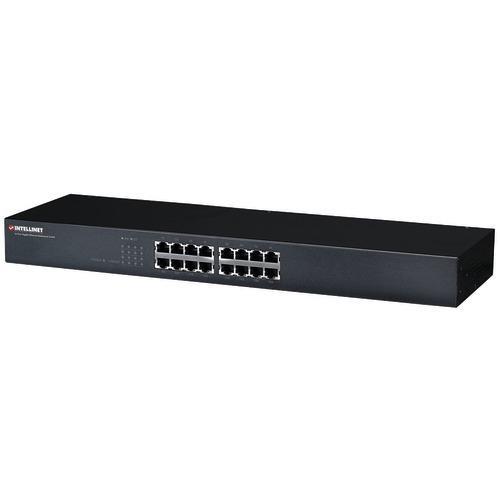 Intellinet Gigabit Rack-mount Ethernet Switch (16 Port) (pack of 1 Ea)