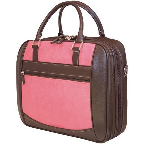 Mobile Edge 16&amp;quot; Pc And 17&amp;quot; Macbook Scanfast Element Briefcase (pink Suede) (pack of 1 Ea)