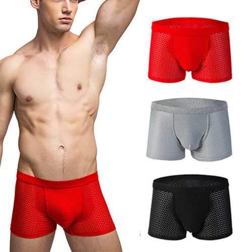 Ice Silk Antibacterial Boxers