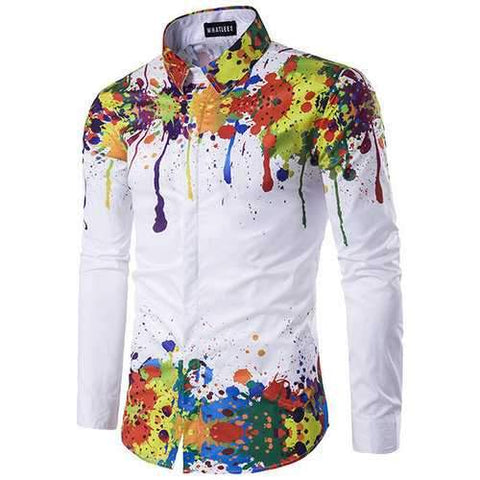 3D Splash Ink Printing Shirts