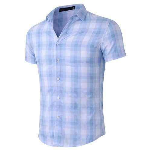 Cotton Breathable Checked Shirts