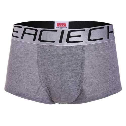 Cotton Breathable Casual Thin U Convex Boxer Briefs for Men