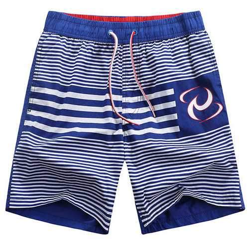 Hawaiian Style Holiday Seaside Quickly Dry Icy Breathable Board Shorts for Men