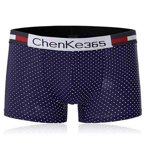 Dots Printing Casual Soft Breathable Boxer Briefs for Men