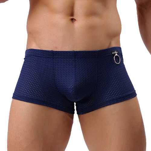 Ice Silk Boxer Briefs for Men