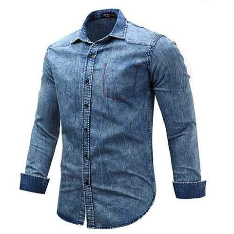 Mens Denim Designer Shirts