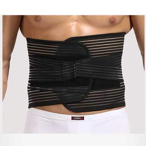 High Elastic Thin Mesh Abdomen Girdling Breathable Fat Burning Adjustable Waistband for Men