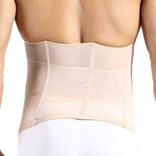 Mesh Breathable Three Breasted Abdomen Girdling Body Shaper Waistband for Men