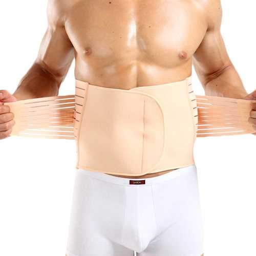 Sport Bodybuilding Breathable High Elastic Abdomen Girdling Belly Waistband for Men