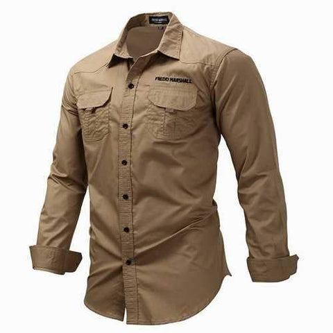 Mens Chest Pockets  Work Shirts