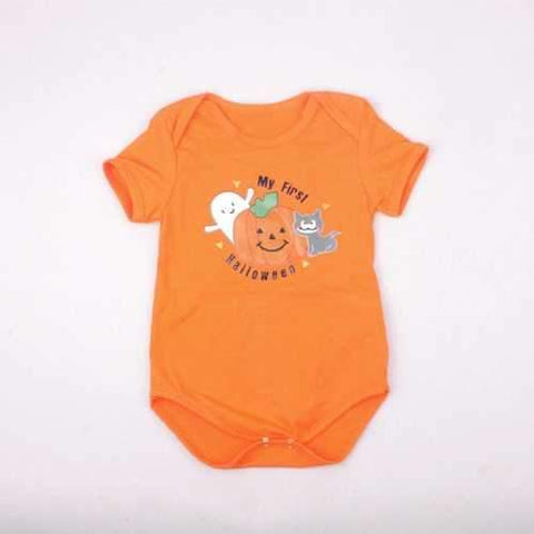 Halloween Short Sleeve Baby Crawling Rompers