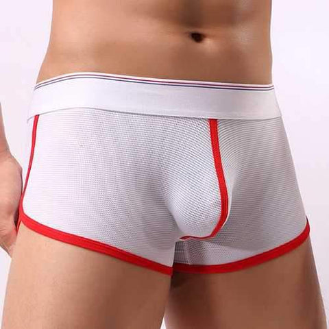 Mens Mesh Breathable Boxer Briefs