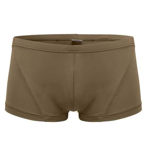 Mens Sexy Ice Silk Low Waist Boxers