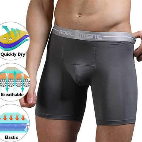 Modal Long Anti Abrasion Leg Compression Boxers