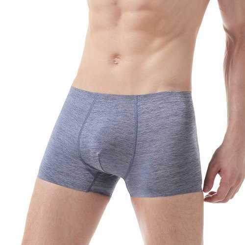 Mens Sexy Ice Silk Seamless Panties