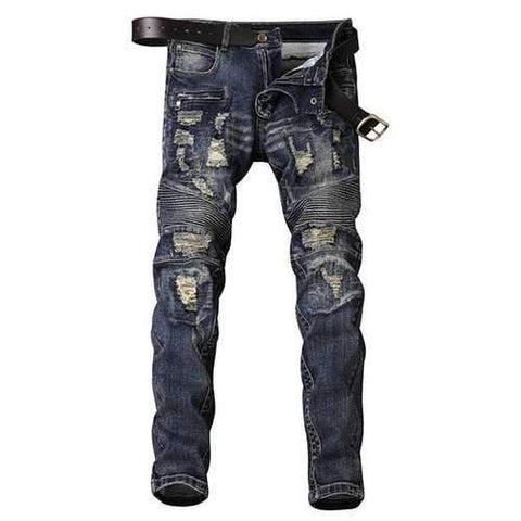 Holes Hip-hop Slim Fit Jeans